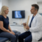 A patient discussing sciatica treatment options with a board-certified pain specialist at Family Spine & Pain Care Institute in Venice, Florida.
